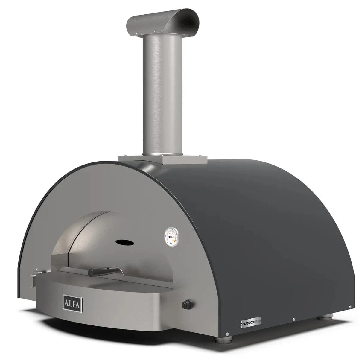 Alfa Classico 4 Pizze Gas-Fired Pizza Oven (Ardesia Grey) - Image 2