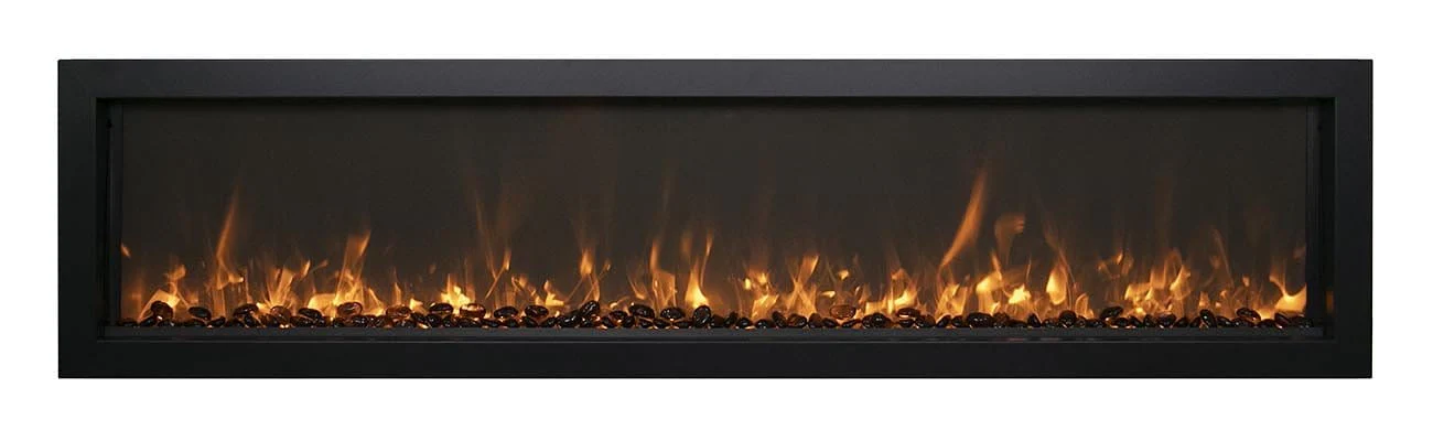 Amantii Panorama Extra Slim 40 Indoor / Outdoor Built-in Electric Fireplace