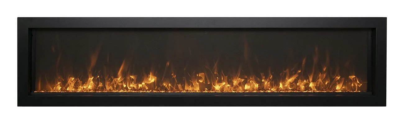 Amantii Panorama Extra Slim 60 Indoor / Outdoor Built-in Electric Fireplace - Image 2