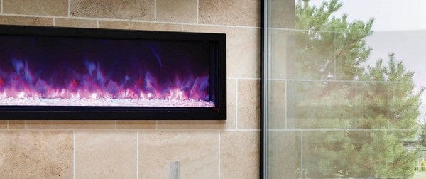 Amantii Panorama Extra Slim 60 Indoor / Outdoor Built-in Electric Fireplace - Image 9