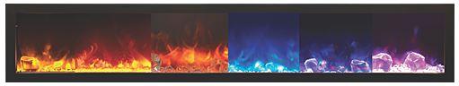 Amantii Panorama Slim 60 Indoor / Outdoor Built-in Electric Fireplace - Image 4