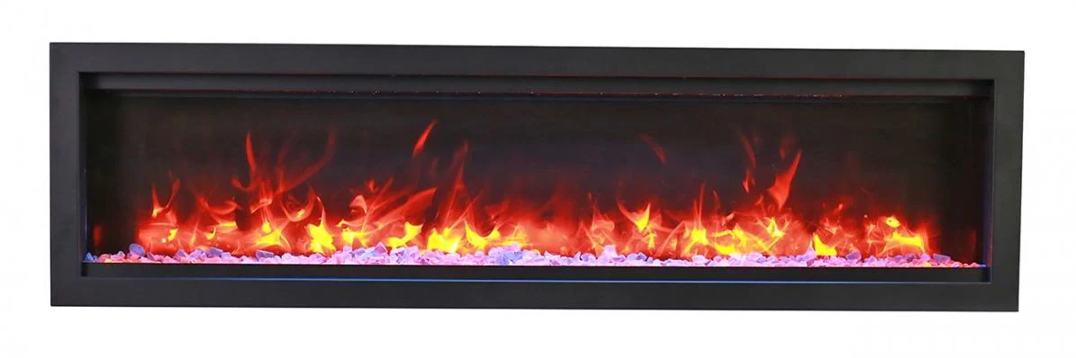 Amantii Symmetry Bespoke 74 Indoor / Outdoor Built-in Electric Fireplace - Image 3