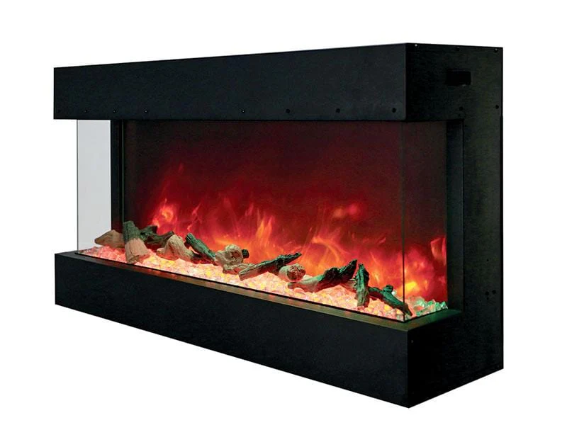 Amantii Tru-View Deep 50 3-Sided Built-In Electric Fireplace - Image 3