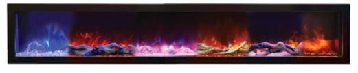 Amantii Tru-View Deep 60 3-Sided Built-In Electric Fireplace - Image 8