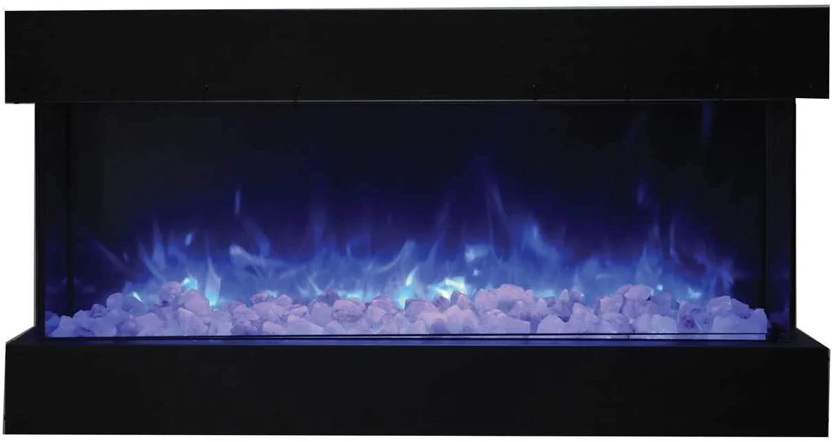 Amantii Tru-View Slim 40 3-sided Indoor / Outdoor Electric Fireplace