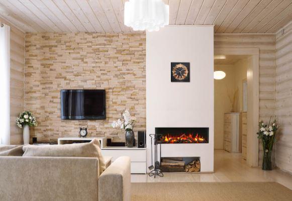 Amantii Tru-View Slim 40 3-sided Indoor / Outdoor Electric Fireplace - Image 7