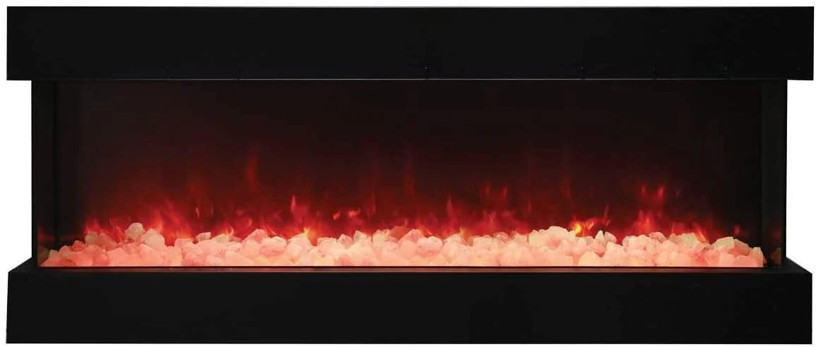 Amantii Tru-View Slim 60 3-sided Indoor / Outdoor Electric Fireplace