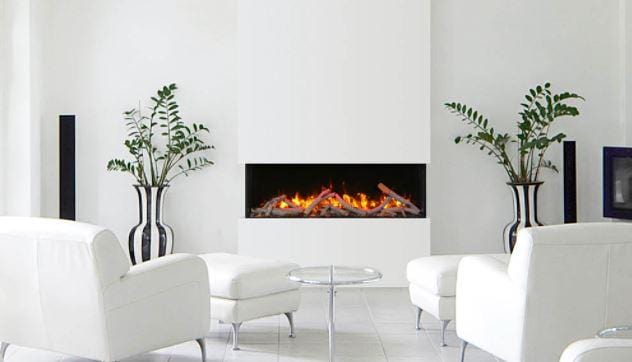 Amantii Tru-View Slim 60 3-sided Indoor / Outdoor Electric Fireplace - Image 6