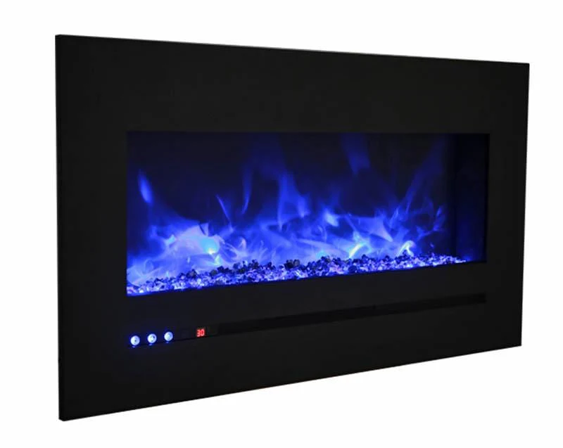 Amantii Wall/Flush-Mount 26" Electric Fireplace w/ Steel Surround - Image 2