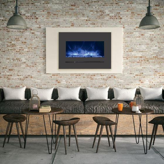 Amantii Wall/Flush-Mount 26" Electric Fireplace w/ Steel Surround - Image 3
