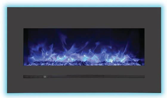 Amantii Wall/Flush-Mount 34" Electric Fireplace w/ Steel Surround - Image 2