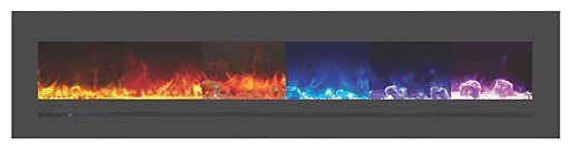Amantii Wall/Flush-Mount 72" Electric Fireplace w/ Steel Surround - Image 4