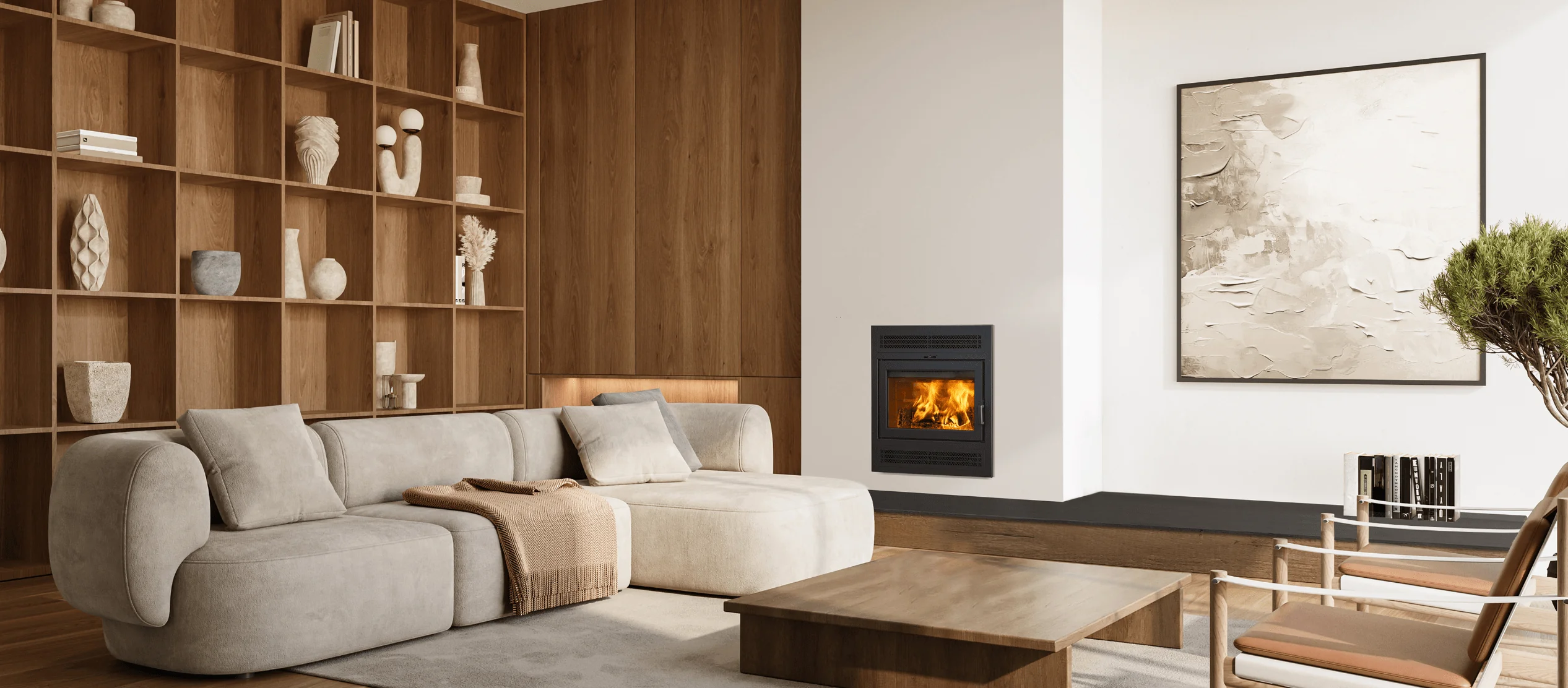 Ambiance Astra 18 Built-In Wood Fireplace - Image 4