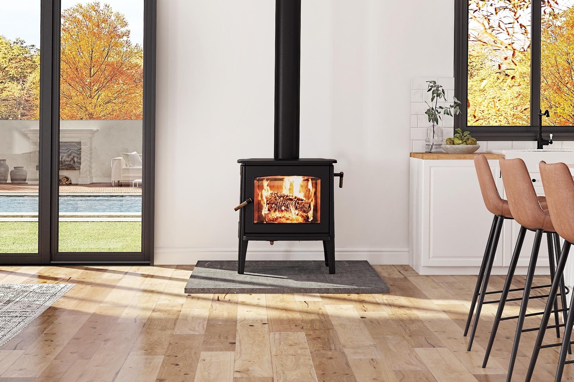 Ambiance Fireplaces Hipster 14 Wood Stove - Image 2