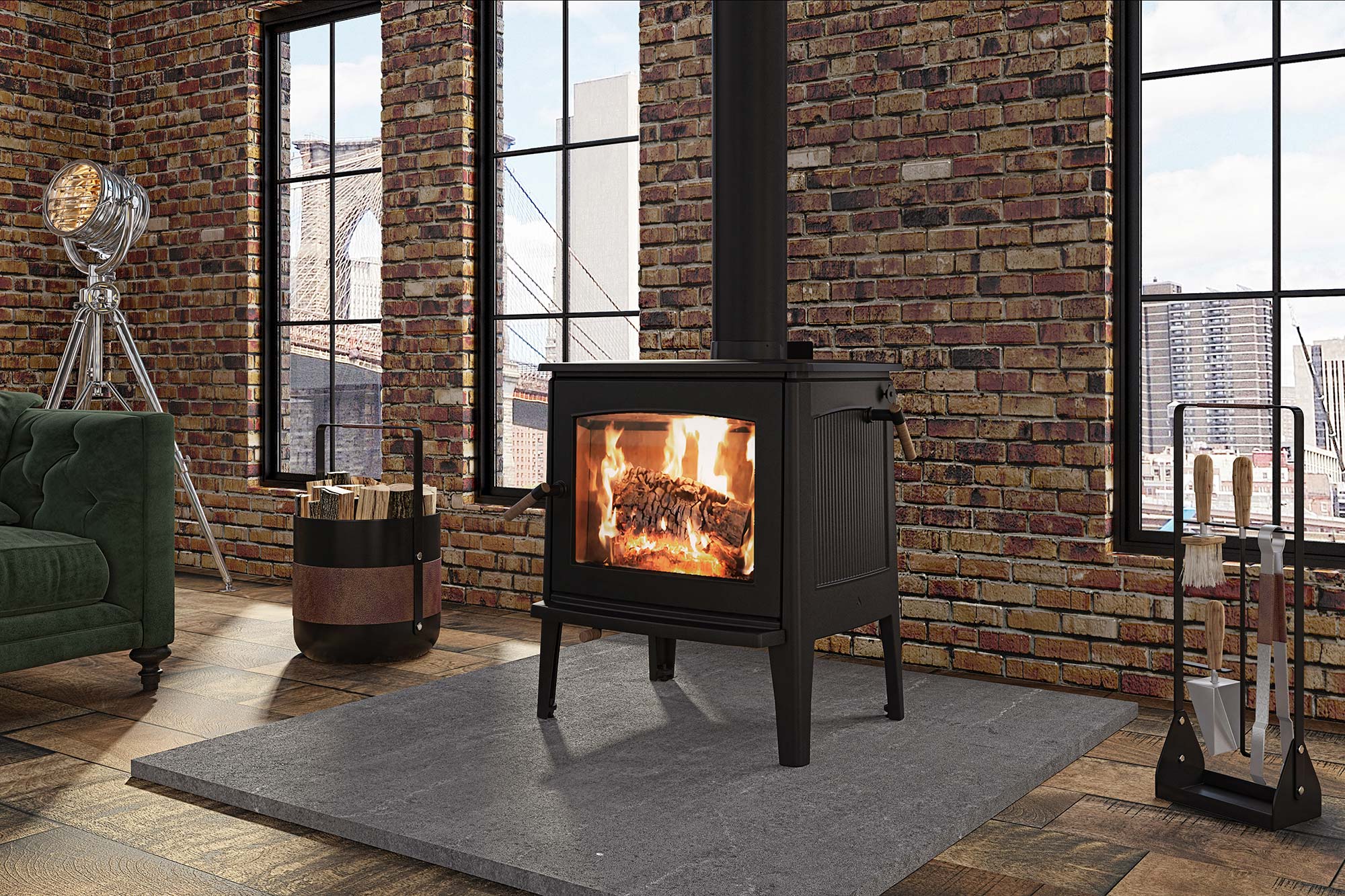 Ambiance Fireplaces Hipster 20 Wood Stove - Image 3