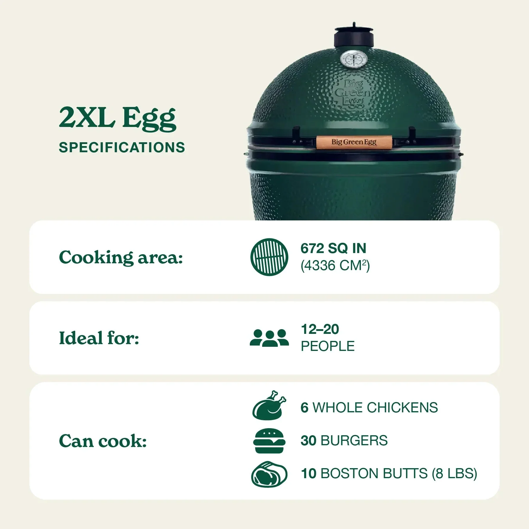 Big Green Egg - 2XLarge - Image 6