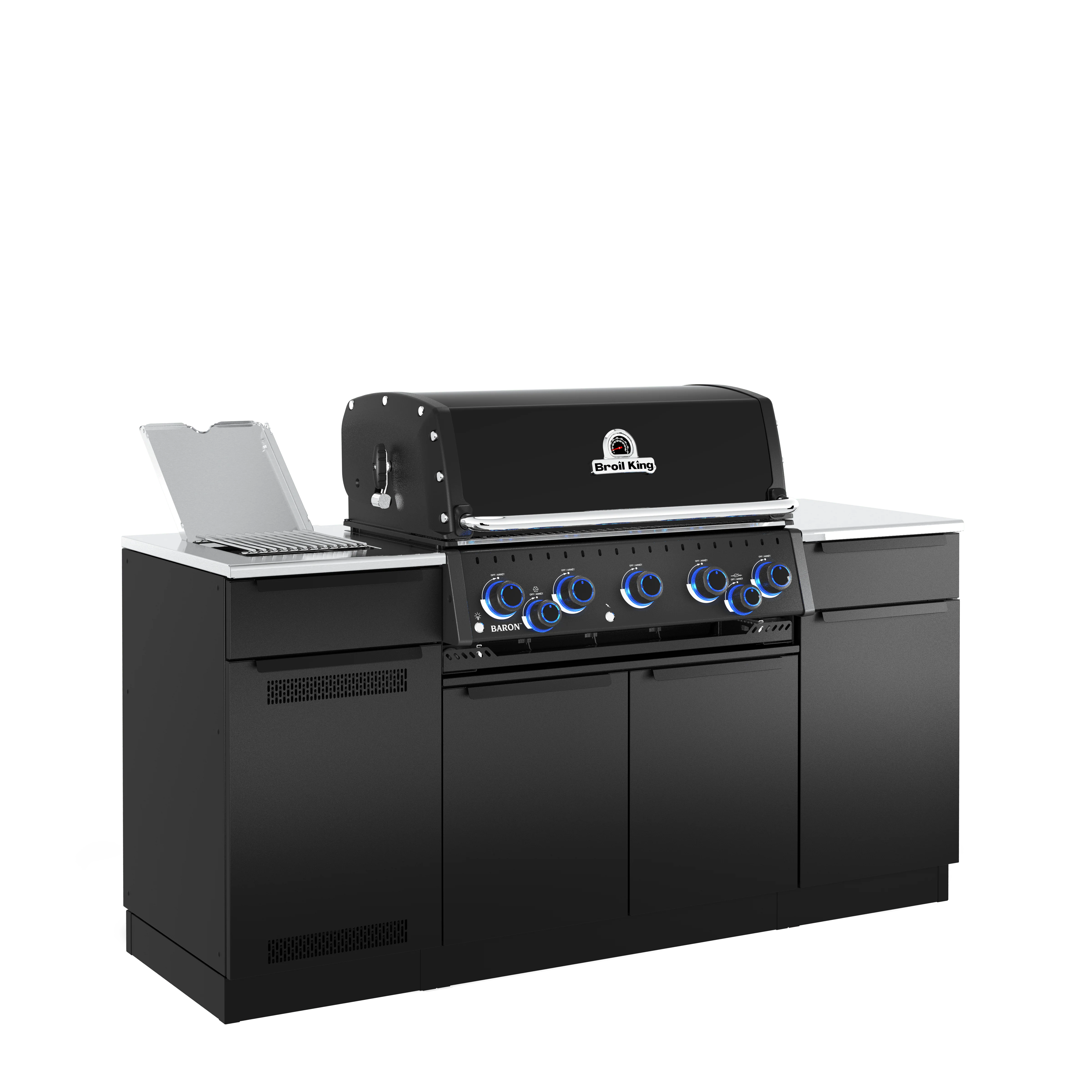 Broil King Baron 590i Gas Grill Island - Image 3