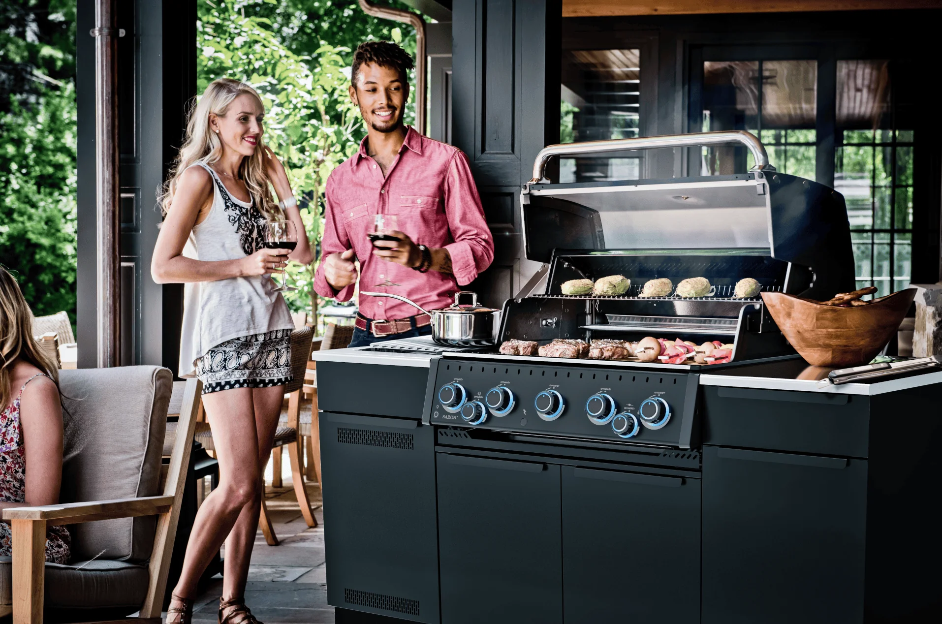 Broil King Baron 590i Gas Grill Island - Image 9