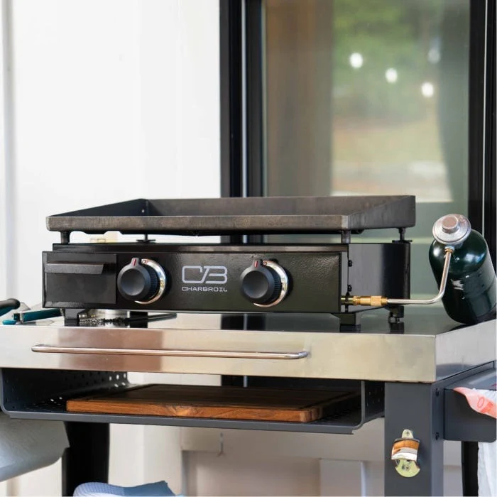 Char Broil Performance Series 22" Portable Tabletop 2 Burner Propane Gas Griddle - Image 11