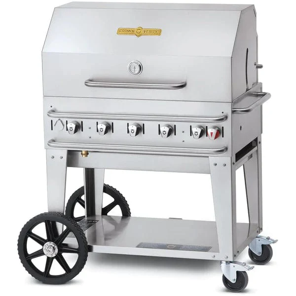 Crown Verity 36" Rental Gas Grill with Dome Package - Image 2