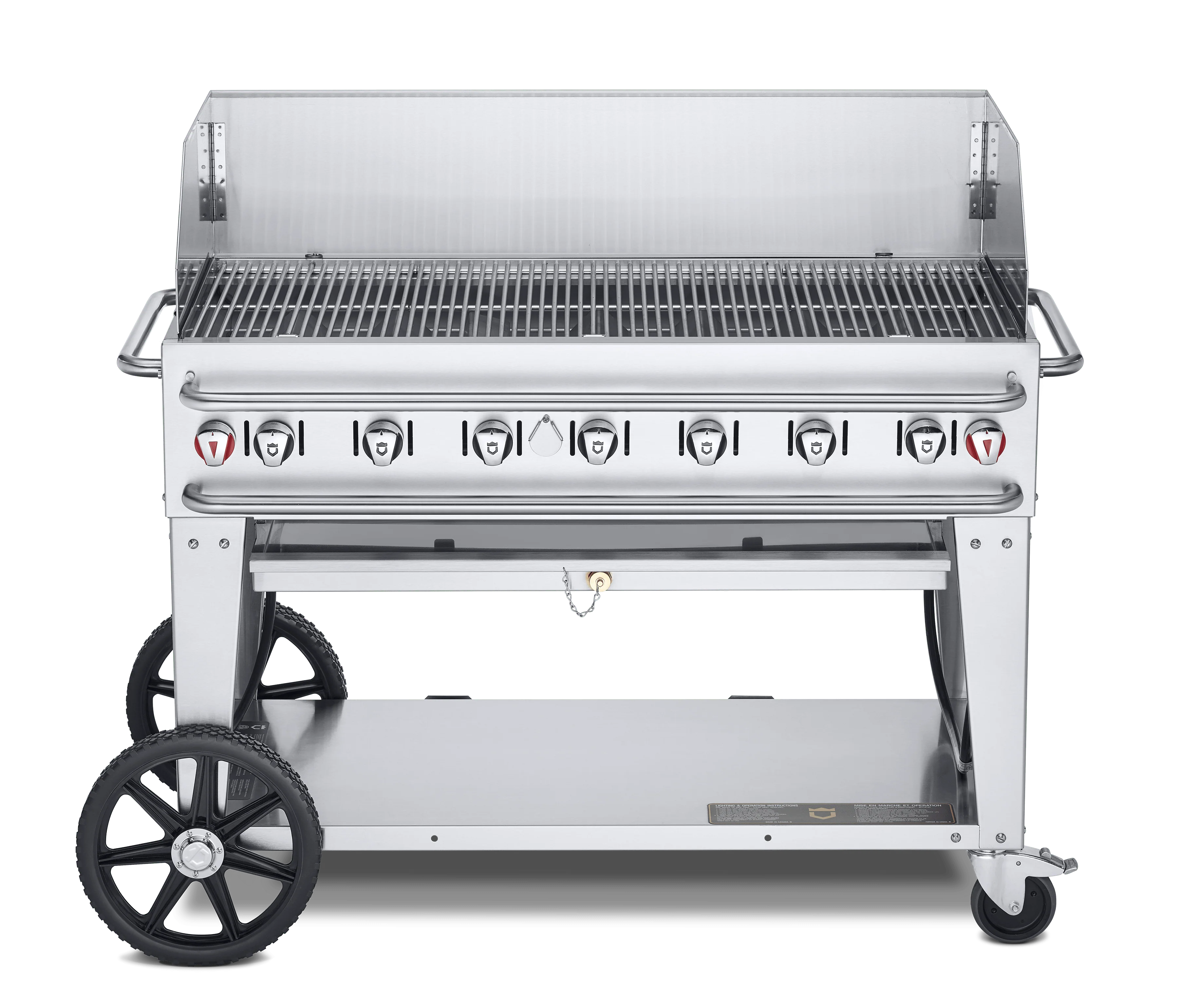Crown Verity 48" Rental Gas Grill with Windguard Package (50/100lb Tanks Only)