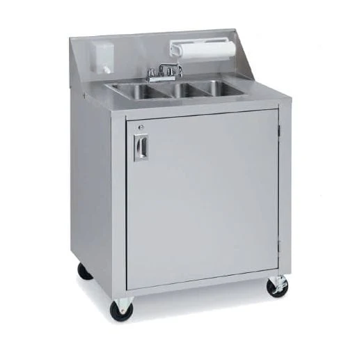 Crown Verity Full Size Triple-Sink (Hot & Cold version)