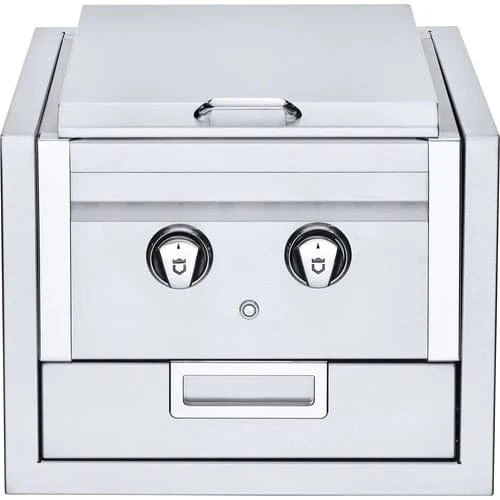 Crown Verity Infinite Built-In 18" Gas Dual Side Burner with Light Package
