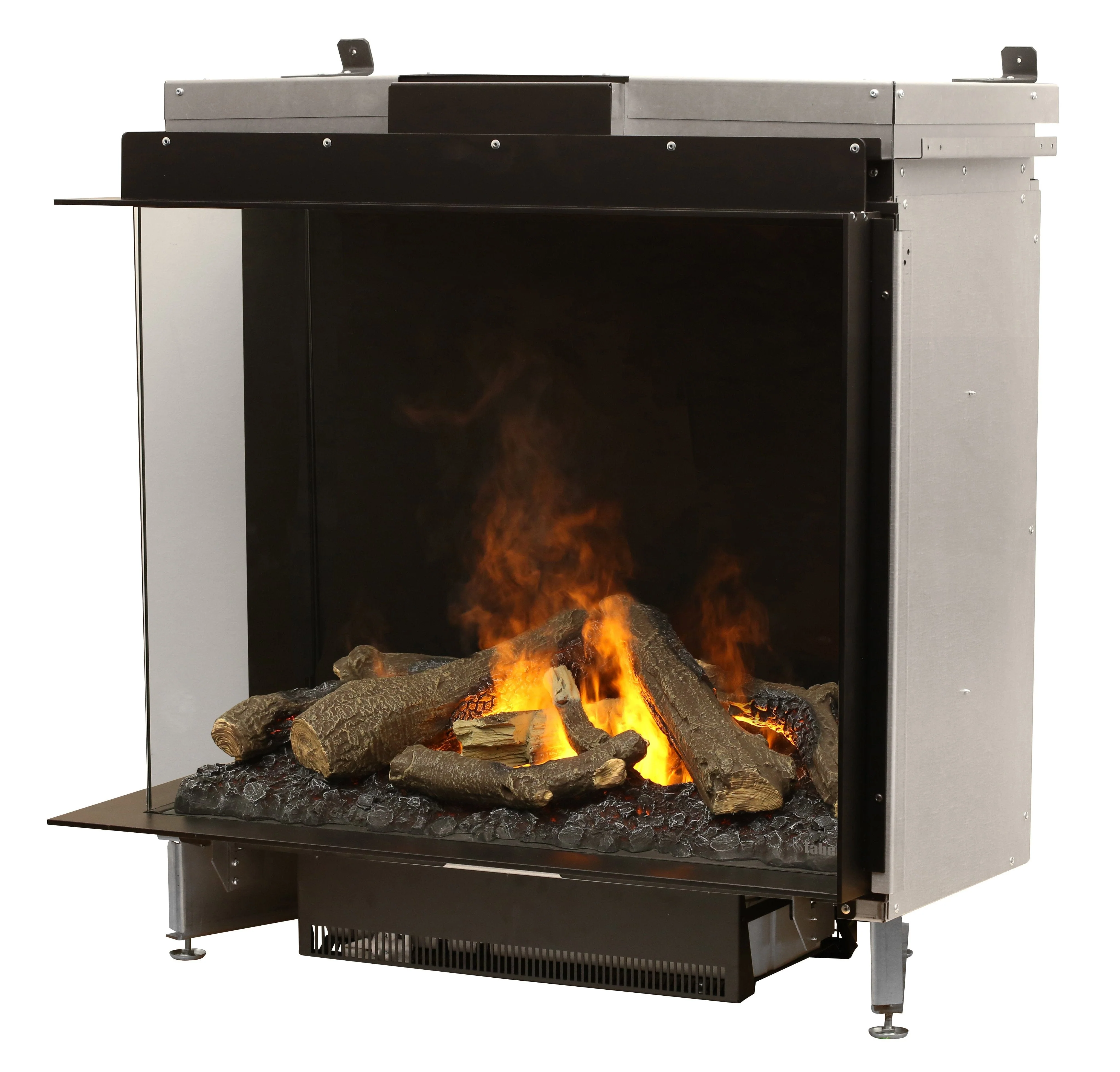 Dimplex OptiMyst e-MatriX Two-Sided 37" Left-Facing Built-in Water Vapor Fireplace - Image 2
