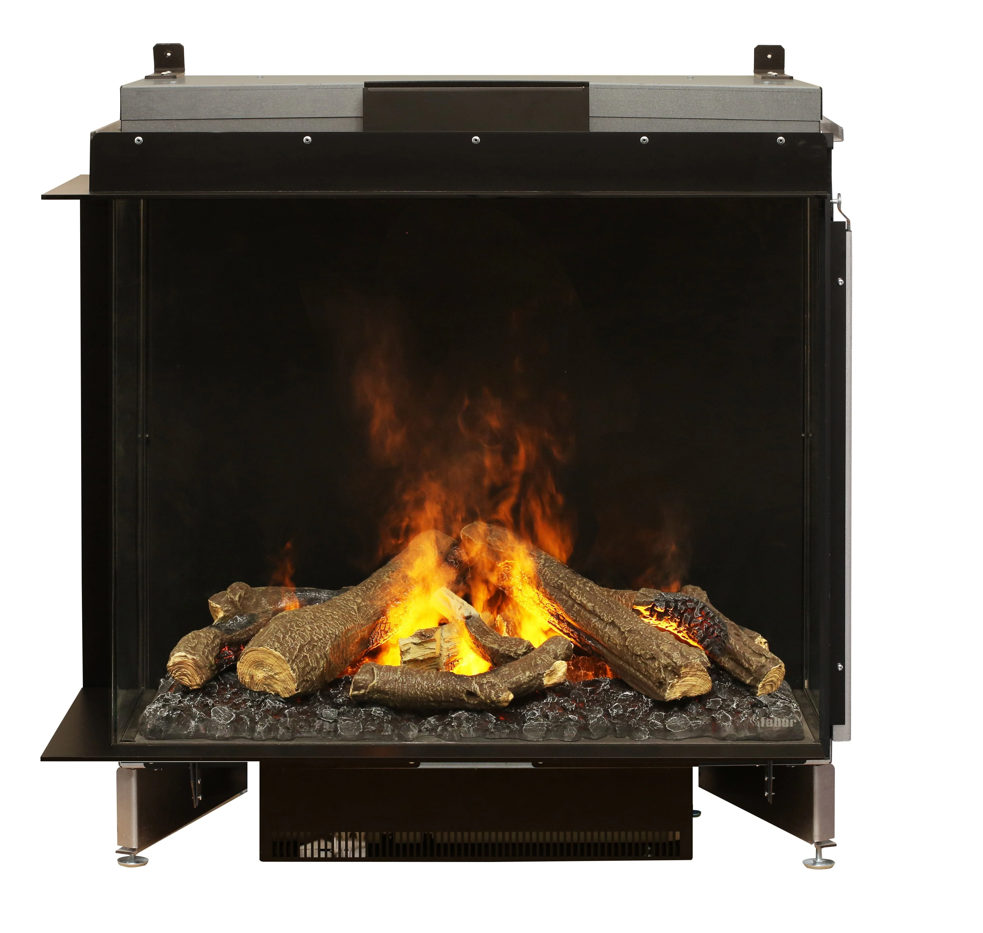 Dimplex OptiMyst e-MatriX Two-Sided 37" Left-Facing Built-in Water Vapor Fireplace - Image 3