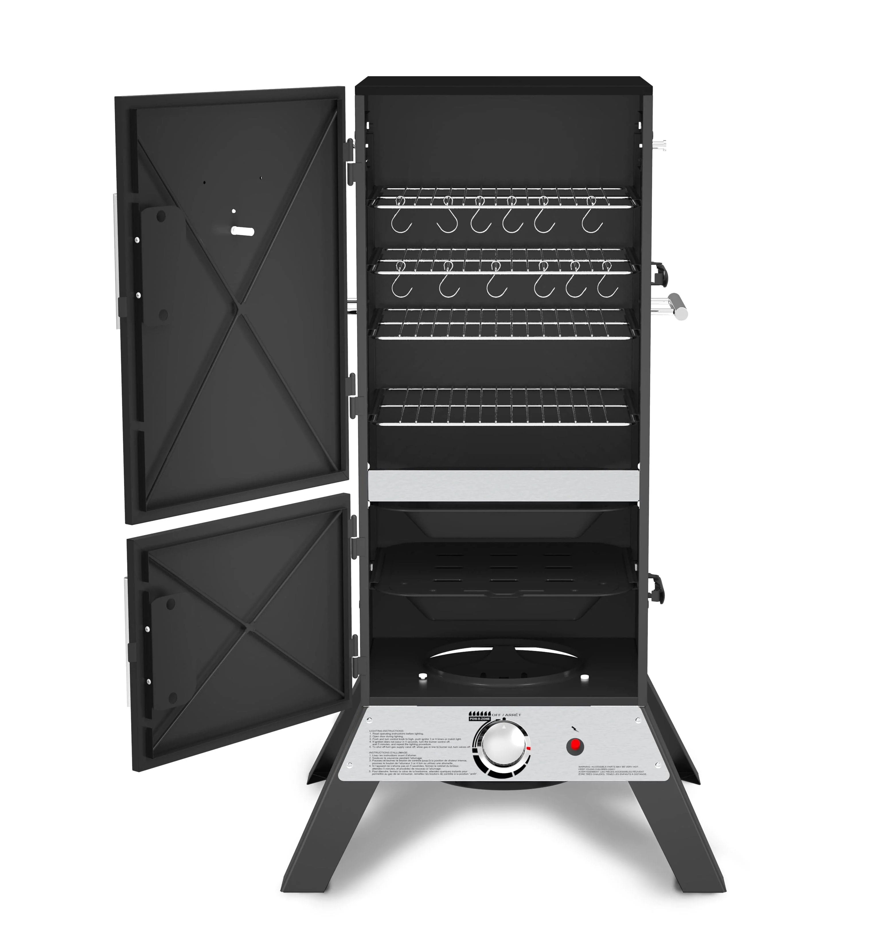GrillPro Vertical Propane Smoker - Image 3
