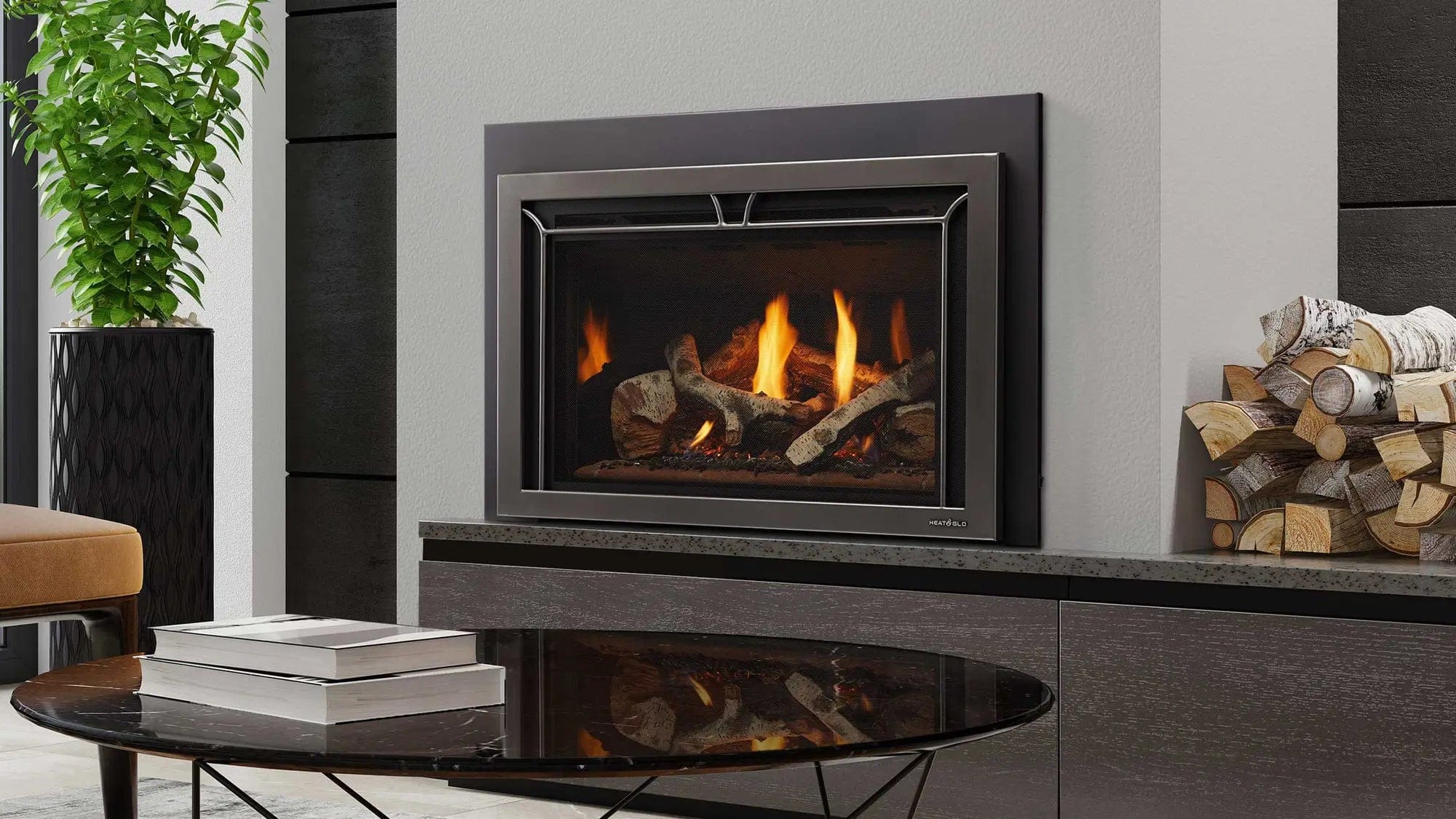 Heat & Glo 30" Supreme Indoor Gas Fireplace Insert - Image 4
