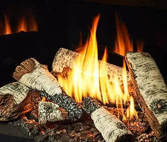 Heat & Glo Birch Logs - LOGS-8-BIR