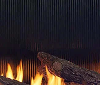 Heat & Glo Black Glass Interior Panels (Fluted) - BGK-FL-PR-72