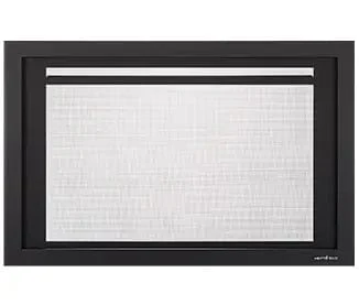 Heat & Glo Firescreen 35" screen front - Black - FS-MI35-BK