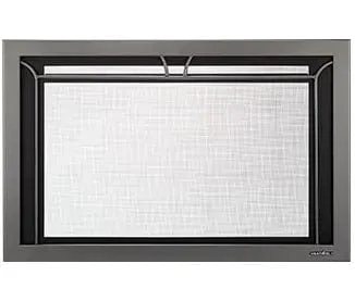 Heat & Glo Iron Age 25" screen front - Black - FS-MI25-BK