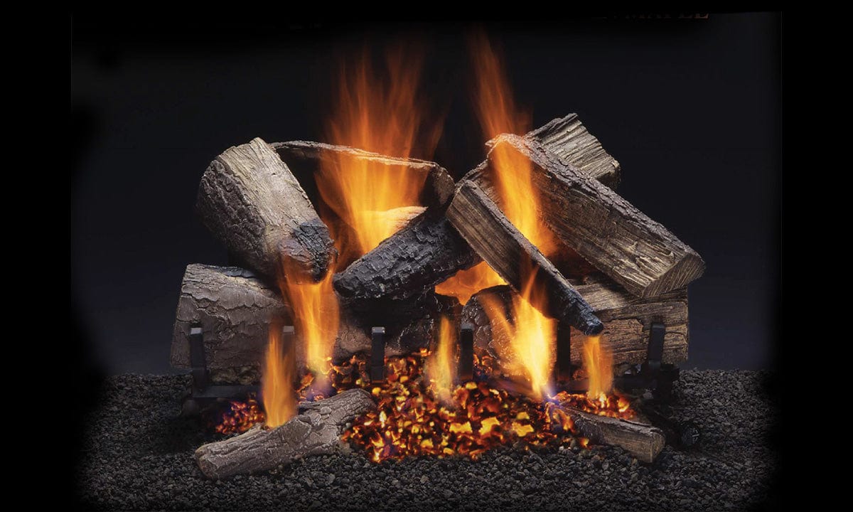 Heatmaster 18" Maple Gas Log Set