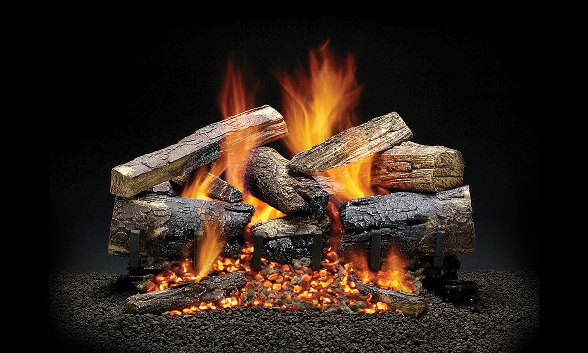 Heatmaster 24" Cherry Gas Log Set
