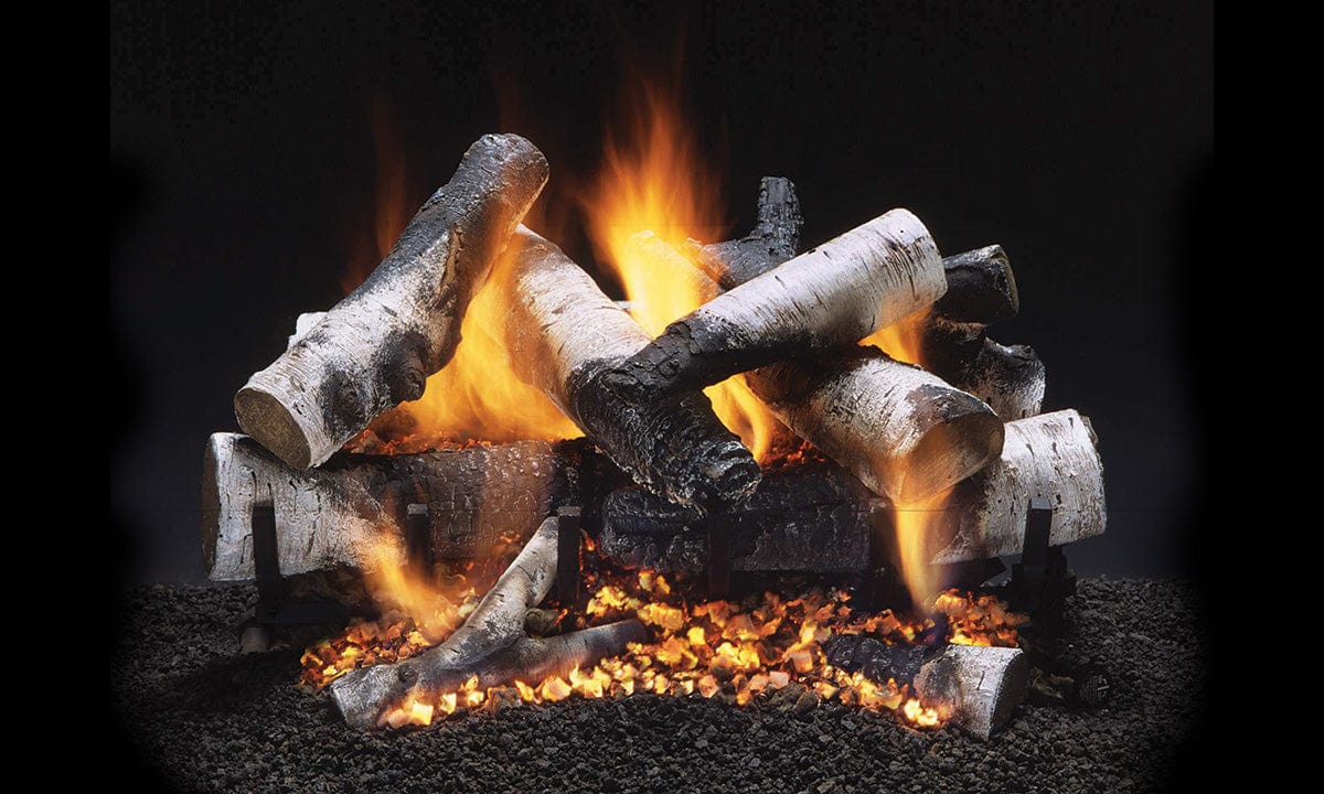 Heatmaster 30" Birch Gas Log Set