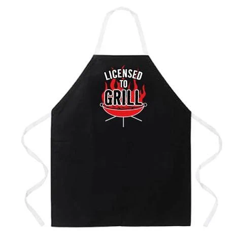LA Imprints Attitude Apron - Licensed to Grill