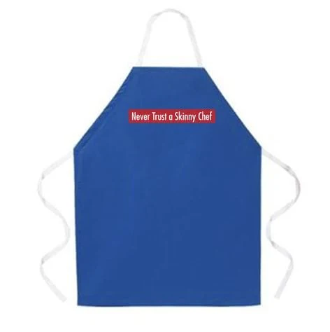 LA Imprints Attitude Apron - Never Trust a Skinny Chef - Image 4