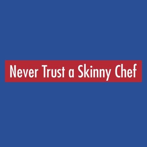 LA Imprints Attitude Apron - Never Trust a Skinny Chef - Image 5