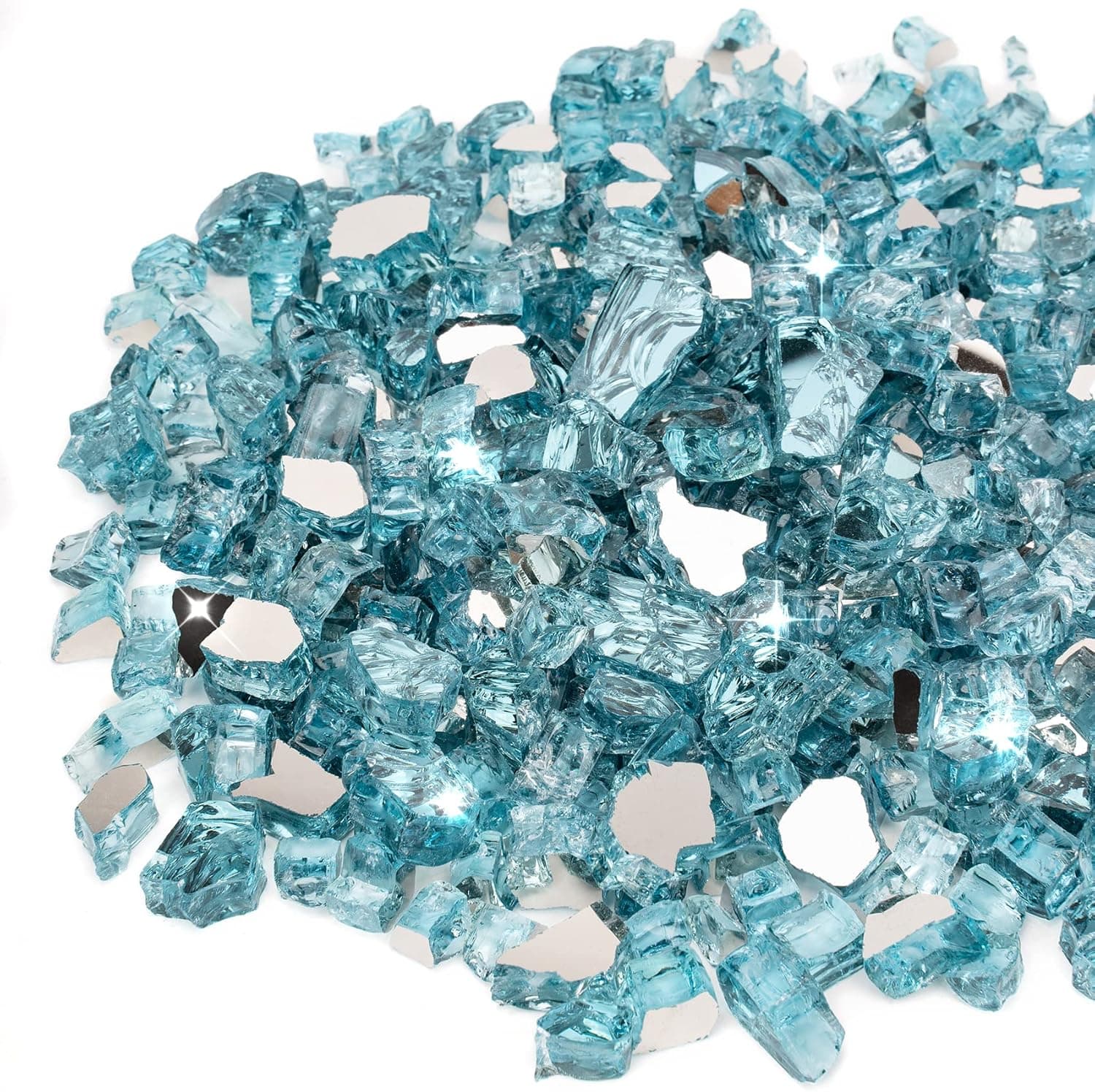 Majestic 1/2" Reflective Tempered Fire Glass (10 lb.) - Image 2