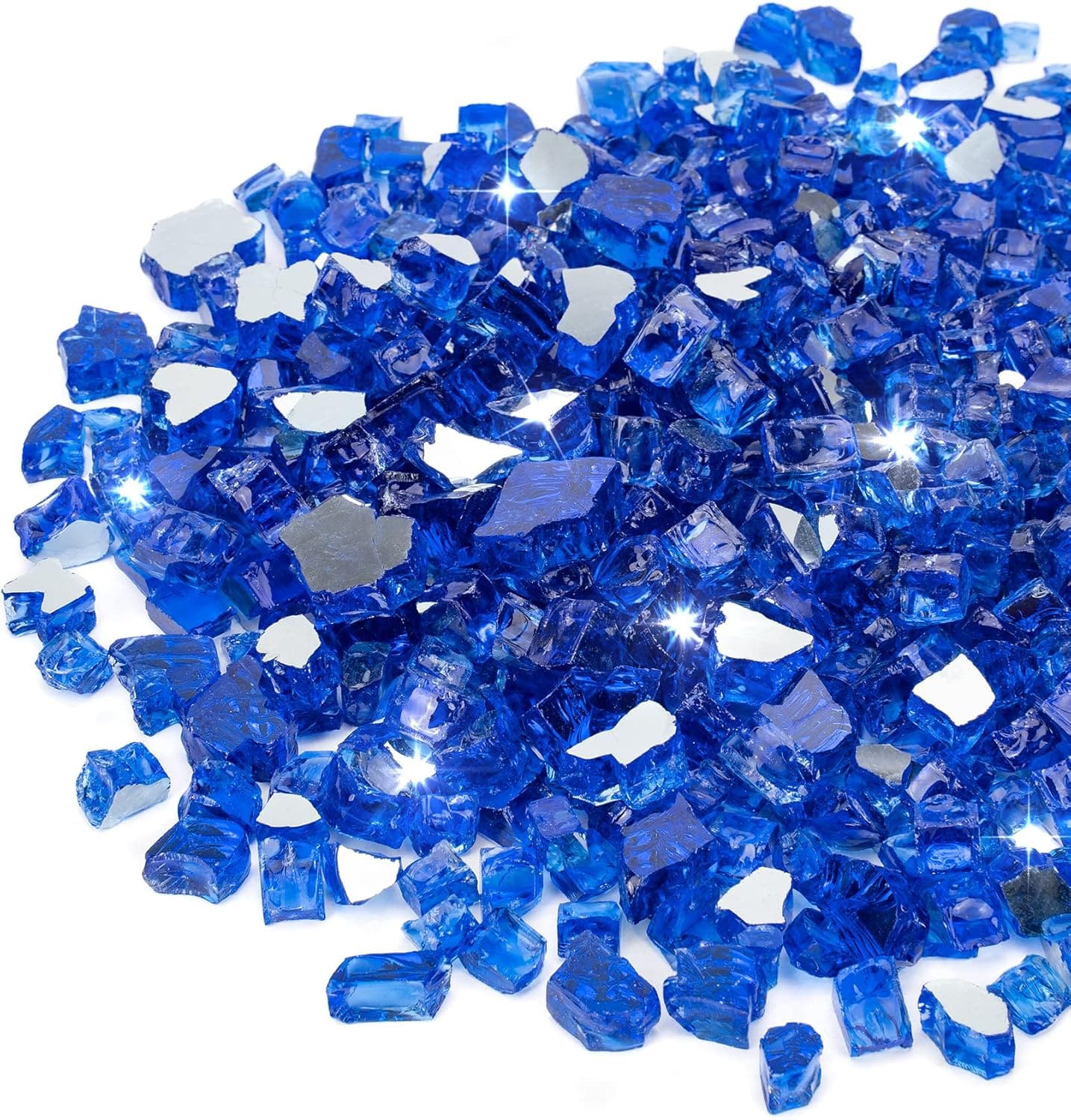 Majestic 1/4" Reflective Tempered Fire Glass (10 lb.) - Image 2