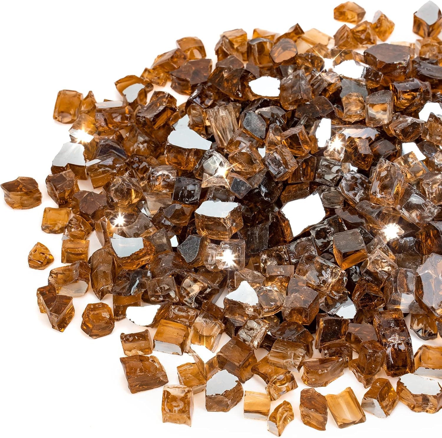 Majestic 1/4" Reflective Tempered Fire Glass (10 lb.) - Image 3