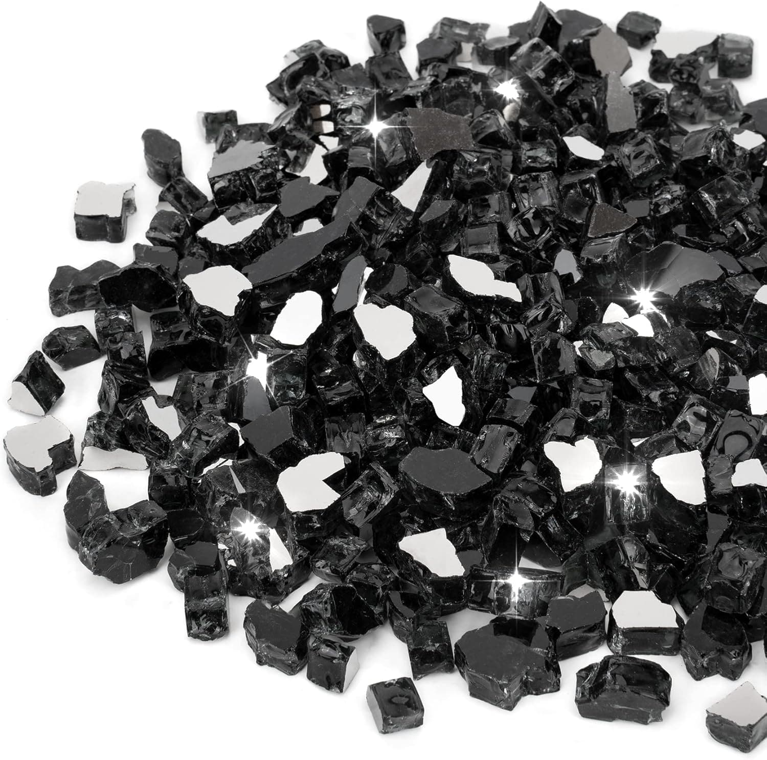 Majestic 1/4" Reflective Tempered Fire Glass (10 lb.) - Image 5