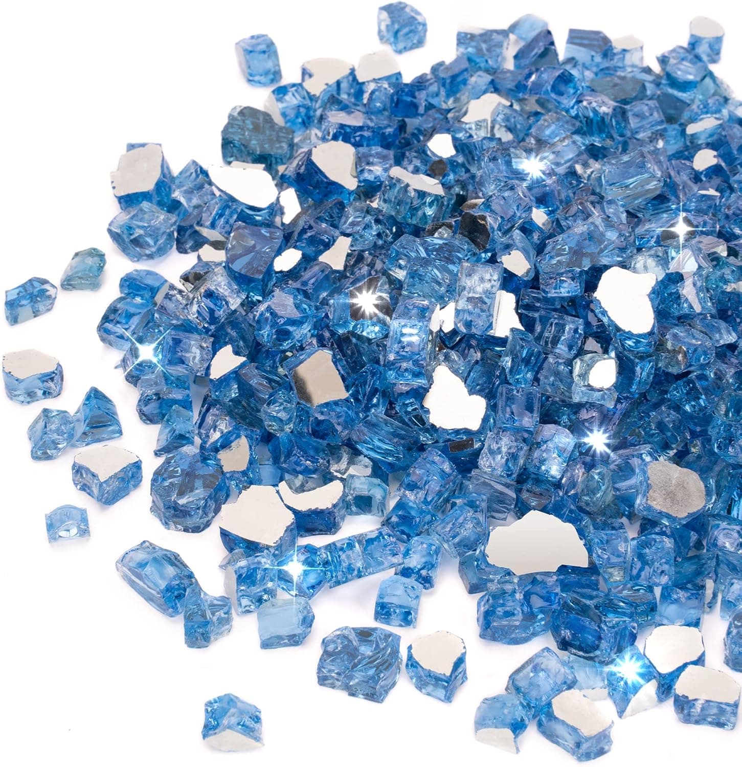 Majestic 1/4" Reflective Tempered Fire Glass (10 lb.) - Image 6