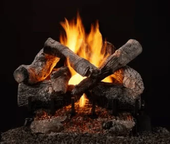 Heat & Glo 2-Tier Grand Oaks Cement Log Set (24") - 2TR-GO24