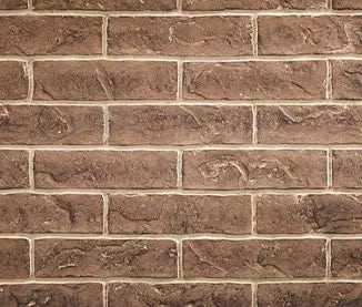 Majestic 36" 3-Piece Brick Interior Panels (Stacked Brick) - BRICK36MTB