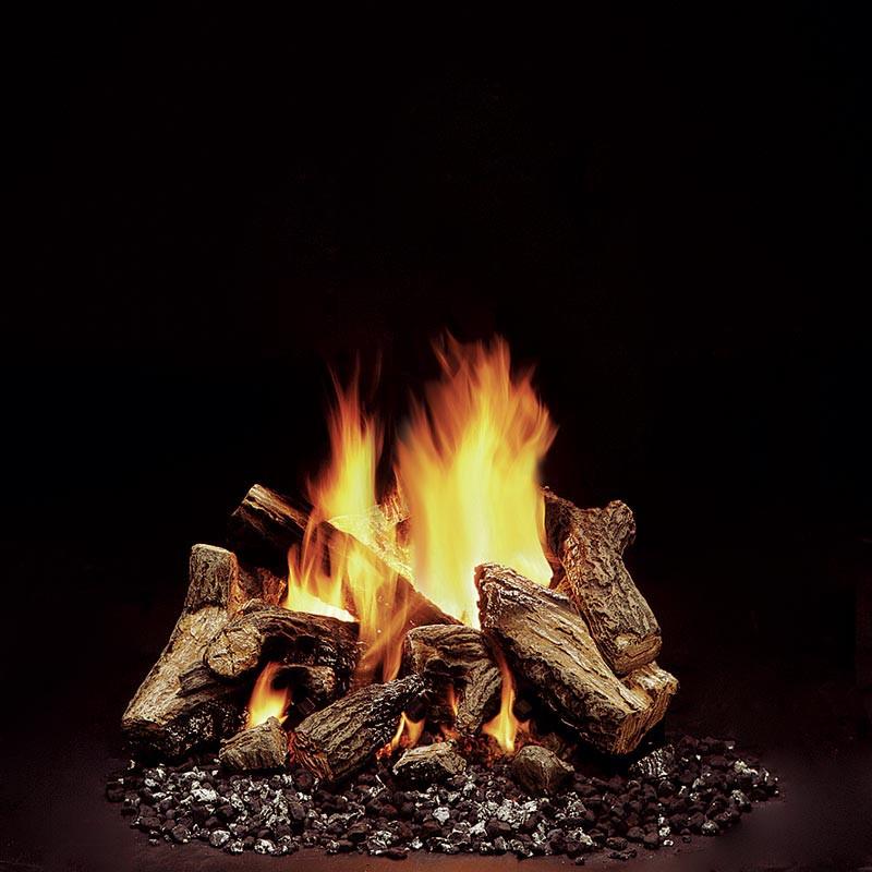 Majestic 8-piece Fiber Ceramic Duzy 5 Series Vented Gas Log Set