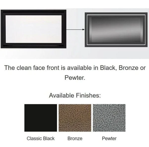 Majestic Black Clean Face Trim (Echelon II 72) - CFT-72-BK-C - Image 2